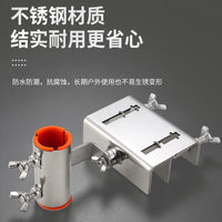 不锈钢三轮车雨伞固定器货车伞架太阳伞遮阳伞摆摊伞钓鱼伞支架