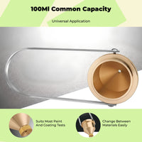 Viscosity vessel, Portable Ford fluid measurement vessel, Paint Consistency Testing, Laboratory, Aluminum Handle