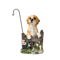 Garden Figurine with Hook Resin Dog Figurine Sturdy for Gardeners