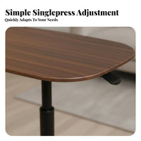 Adjustable C-Shaped Table rotate Top Household Furniture Space-Saving Design