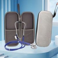 Auscultation Device Case Zipper Closure Auscultation Device Carrying Case Portable Guarding Pouch for Doctors, Veterinarians
