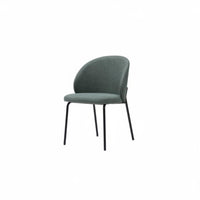 Curvedspine Padded Seat Nordic design Dining Room Chair Light Luxury long-lasting Frame for Interior Designers, Adults