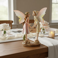 Kissing Couple Figurine Wedding Gift Resin Figurine Delicate Appendages