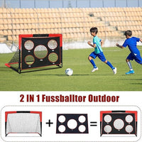 Portable 1.2m Children's Soccer Goal with Net, Foldable, for Outdoor Sports