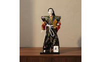 Samurai Warrior Figurine Detailed Craftsmanship Japanese Warrior Statue