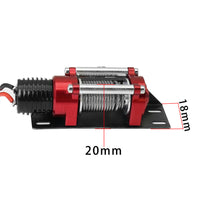 SCX10 Rock Crawler Model Accessory Winch Off-Road Vehicle Electric Winch Simulation Rock Crawler Winch Switch