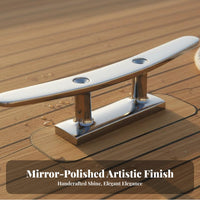 Stainless Steel Anchor Cleat Stainless Steel Dock Cleat Boat Hardware Anti-Rust Mirror Polished
