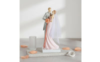 Wedding Couple Figurine European Design Bride and Groom Statue Anniversary Gift