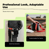 Adjustable heavy-duty leather tool belt