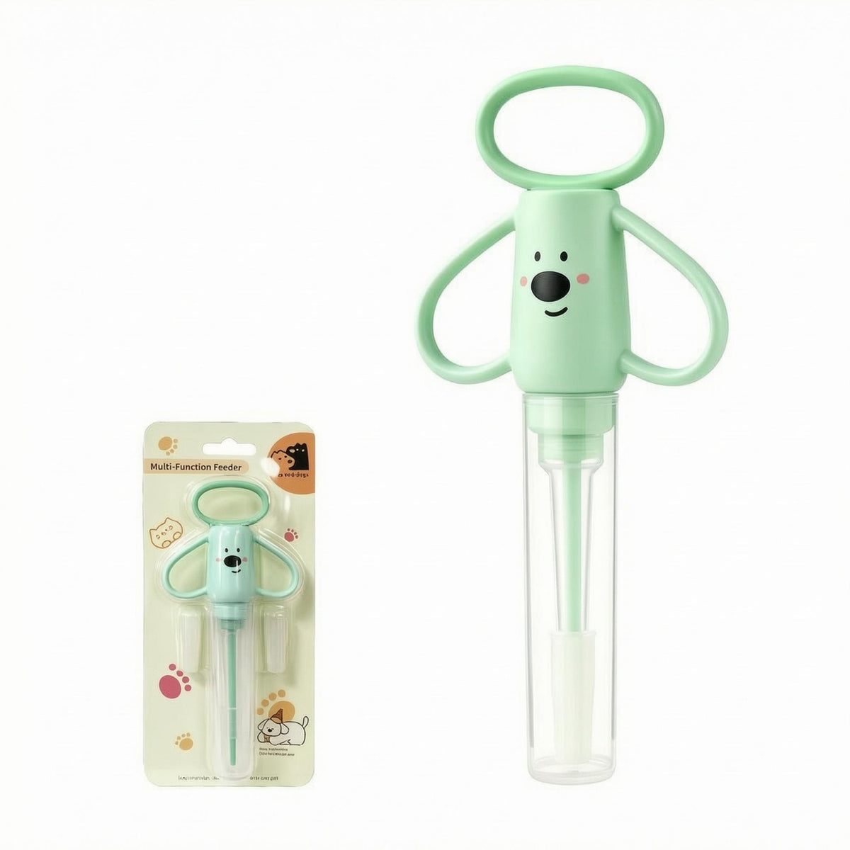 Pet Medicine Feeder Soft Rubber Tips Liquid Medicine Feeder Silicone Head