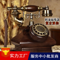 慕臻高档仿古电话机欧式电话机复古电话机家用创意座机美式电话机 欧规