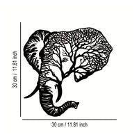 Metal Elephant Wall Art Elephant Wall Sculpture Lightweight Home Decoration for Living Room