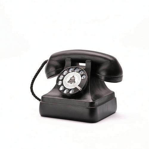 Tabletop Figurine Vintage-Style Desktop Ornament Compact for Desk, Photo Props