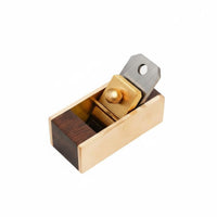 High Carbon Steel Blade Ebony Brass Block Plane Wear-Resistant Violin Maker's Plane Compact Size Long-Lasting for Woodworkers, Carpenters, DIY Enthusiasts