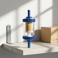 Washable Diesel-Fueled Heater Fuel Filter Stainless Mesh Inline Filter with Clamp Compact Replacement