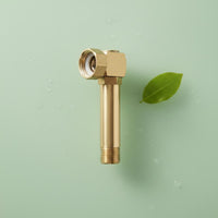 Hose Reel Swivel Elbow 90-Degree Brass Swivel Elbow Shiny Gold