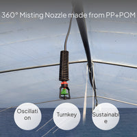 Greenhouse Hanging Mini Sprinkler Kit, Rotating Atomization