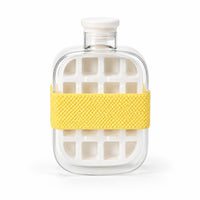 Ice Cube Mold Bottle Rectangular Drinkware Included Straw