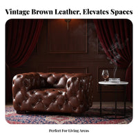 Chesterfield Sofa Traditional design Chesterfield Settee Deep Button Tufting timeless Design for Interior Designers, Villa