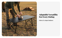 customizable Camp Desk IGT Compatible space-saving Camp Table Foldable for outdoor meal, outdoor enthusiasts