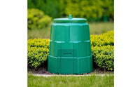 Outdoor Compost Bin with Lid Lidded Compost Bin Tapered Composter Compact for Homeowners