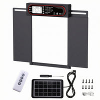 Solar Automatic Coop Door ABS Farm Accessory Easy Install