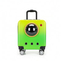 Pet Carrier Suitcase Breathable Wheeled Pet Carrier  Sturdy