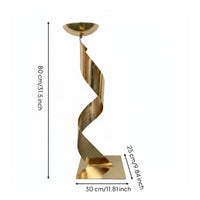 Spiral Flower Stand Geometric Shape Wedding Flower Stand Detachable Event Decoration for Banquet