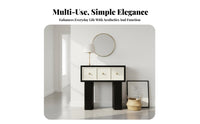 2-Drawer Bedside Table Minimalist Design 2-Drawer Nightstand Space-Saving