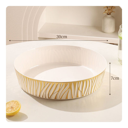 Covered Fruit Tray Transparent Cake Plate with Lid Lightweight for Dining Table