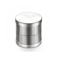 Stainless Steel Gemstone Sieve with Plates Corrosion-Resistant Jewelry Sieve with Lid Cylindrical Bead Sorter Brushed for Workshop