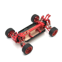 Metal RC Car Upgrade Frame Sturdy Structure RC Car Chassis Frame Heavy Duty Hobby Vehicle Parts for Racers, Rough Terrain