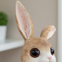 Bow Tie Rabbit Ornament Handmade-Aesthetic Look Cute Rabbit Statue