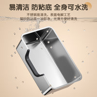 开放式高围栏防外溅猫厕所超大号升级款实用半封闭不锈钢猫砂盆