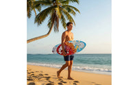 Tapered Water Surfboard Rounded Nose Standing Surfboard Single Lightweight for Recreational Use
