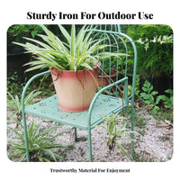 Foldable Chair-Shaped Plant Display space-saving Size Dollhouse Furnishing for children