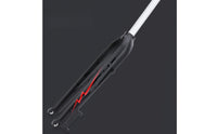 7075 Aluminum Rigid Mountain Bike Fork Lightweight Mountain Bike Rigid Fork Stiff High-Strength for Cyclists, Commuters, Commuting, Trail Riding