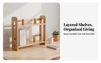 Desktop Shelf with Pegboard Space-Saving Office Furniture Sturdy Construction