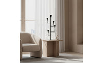 Branch Candlestick Holder Metal Five-Arm Candelabra Candle Holder with Five Cups for Mantel