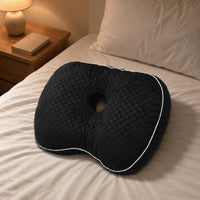 Contoured Side Sleeper Ear Pillow Ergonomic Ear Pillow Textured Textile