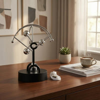 Two-Way Power Table Ornament Black Base Desktop Display Piece