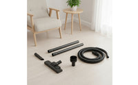 Vacuum Cleaner Attachment Kit with Plastic Connector Accessory Kit Brush Set Straight Tubes Suitable for Home Cleaning Ceiling Edge Cleaning