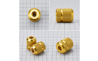 Guard Bar End Plugs 32mm Guard Bar Plugs with Knurled Surface Machined Colored Plug for Motorcyclists