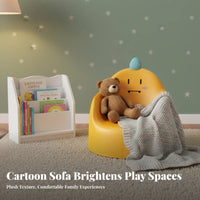 creature Character Chair Cartoon Design kids' Furniture firm-density Foam for Boys