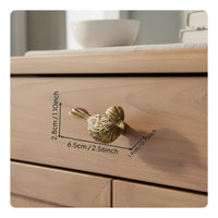 Bird Shaped Cabinet Knob Zinc Alloy Hollow Ball Cabinet Handle for Wardrobe