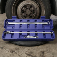 3 Pieces Wheel Alignment Wrench Set Triple-Piece Alignment Tools Silver Finish Auto Repair Toolss for Workshop, Garage