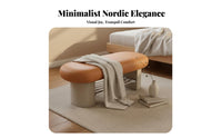 Upholstered Shoe Rack Bench Minimalist Design Padded Shoe Rack Bench Easy A Marks Embly Sturdy-Duty Frame for Bedroom, Hallway