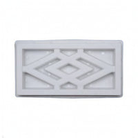 Professional-Grade Decorative Window Mold Rigid Concrete Mold with Hollow Window Long-Lasting Sturdy for Builders, DIYers, Fences