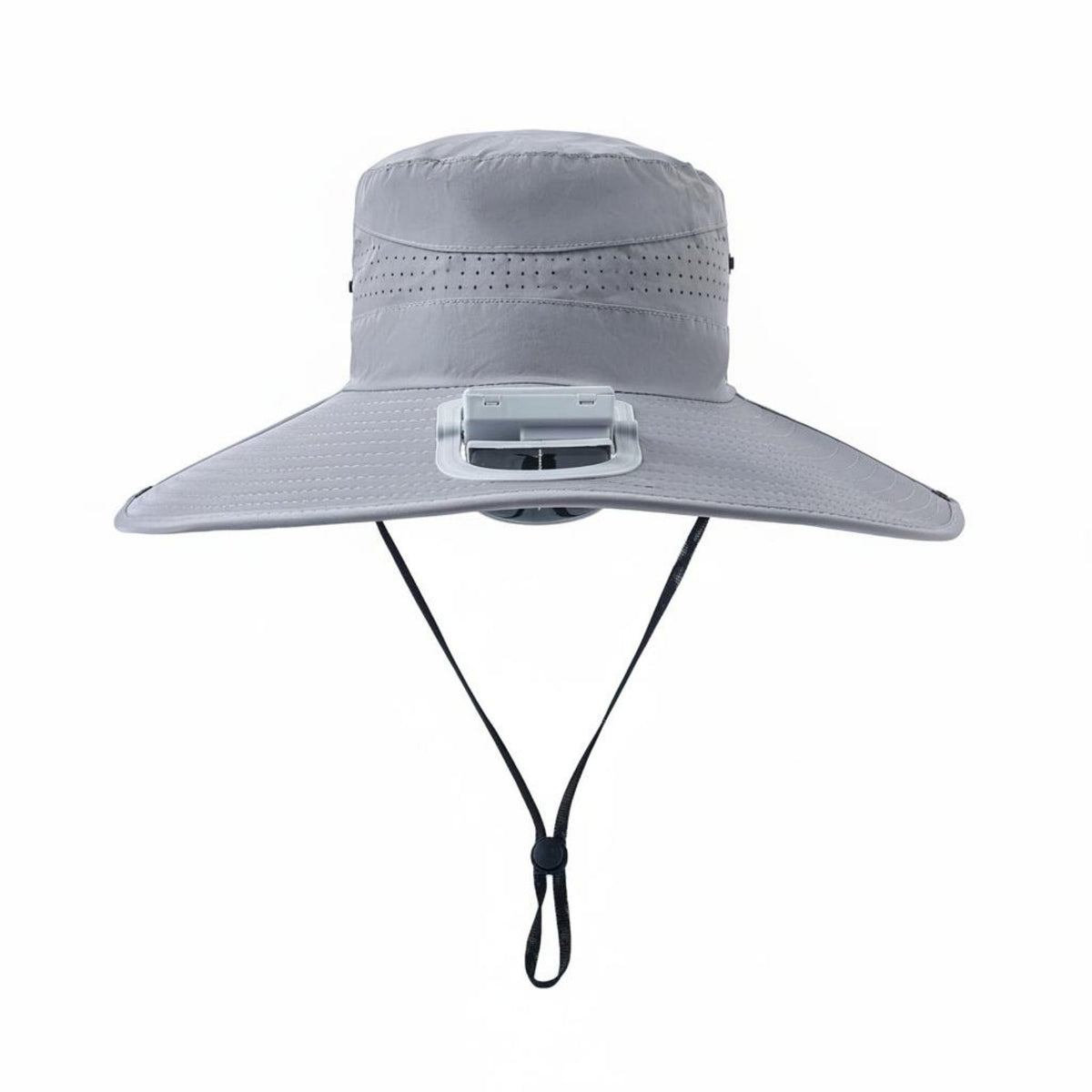 Design Solar Fan Hat Lightweight Fisherman Hat with Fan Breathable Mesh Outdoor Headwear Adjustable Chin Strap for Fishers, Hikers, Gardeners, Fishing, Hiking, Beach, Gardening
