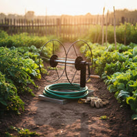 Irrigation Hose Reel Tangle-Unrestricted Winding Hand Crank Hose Winder
